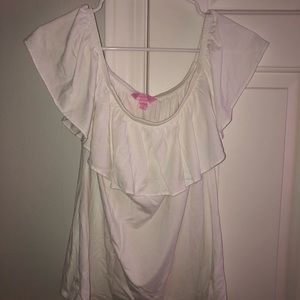 Lily Pulitzer white top- excellent condition